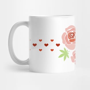 Valentines Roses and Weeds Mug